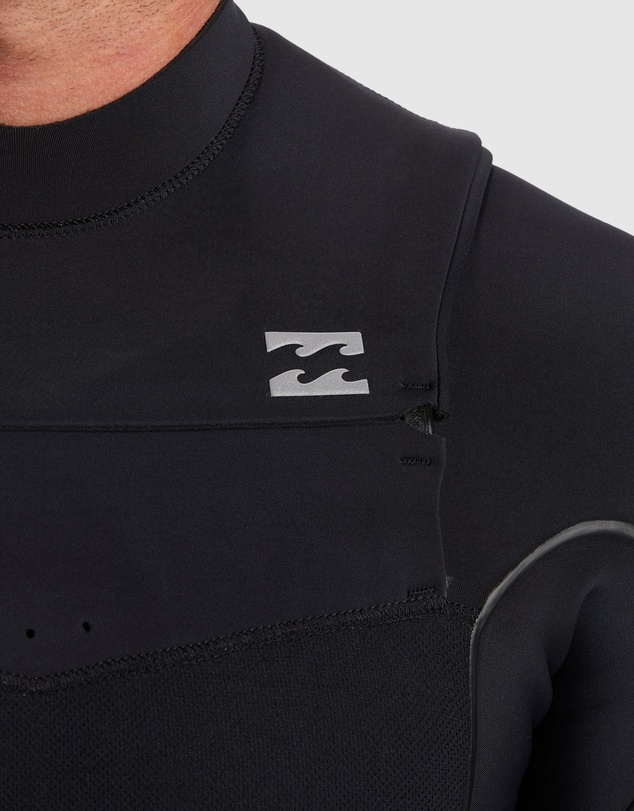 Billabong - Mens 4/3mm Furnace Natural Chest Zip Steamer Wetsuit