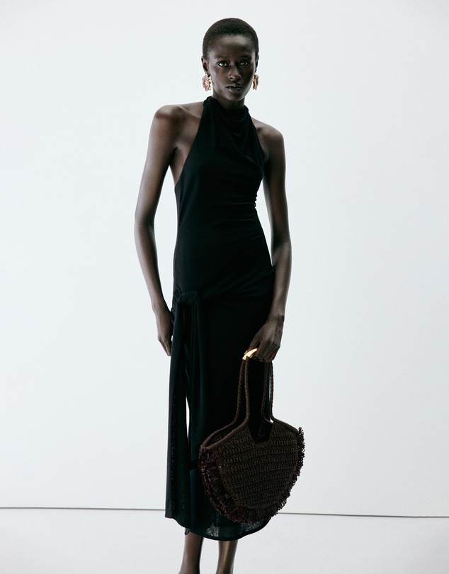 M.N.G - Natural Fibre Shoulder Bag