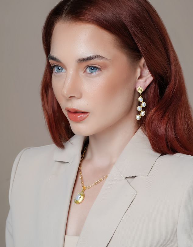 Meshca - Celestial Drop Earrings
