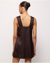 AERE - Isla Satin Mini Dress