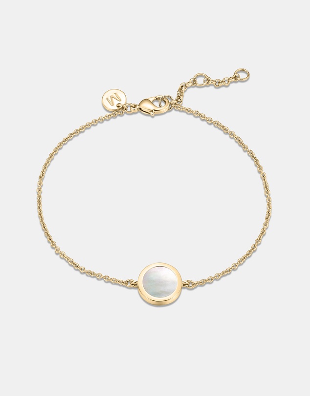 Mestige - Solana Pearl Bracelet - 18K Gold Plated