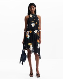 Desigual - Asymmetric dress with bow
