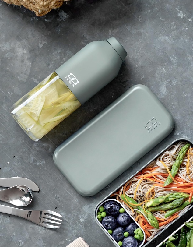 Monbento - Monbento Mb Positive M Reusable Water Bottle - Green Natural