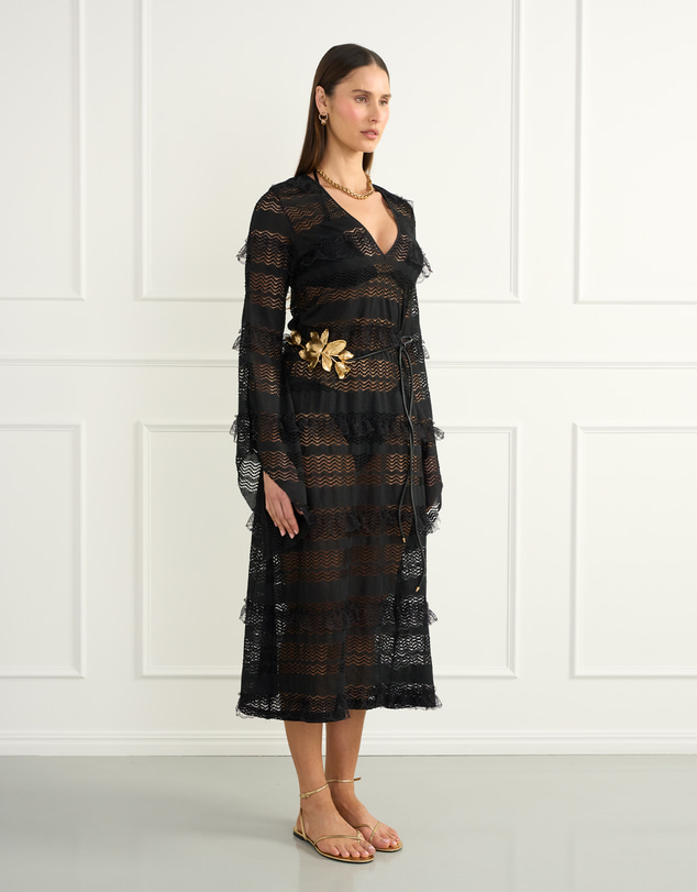 Heaven Australia - Black Isabella Maxi Dress