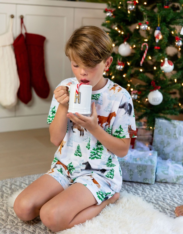 Sant And Abel - Kids Skydog Wild & Free Jersey Short PJ Set