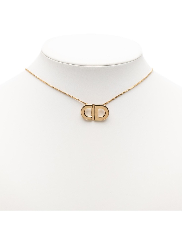 Pre-Loved by Azura Reborn - Pre-Loved Gold Plated CD Logo Pendant Necklace
