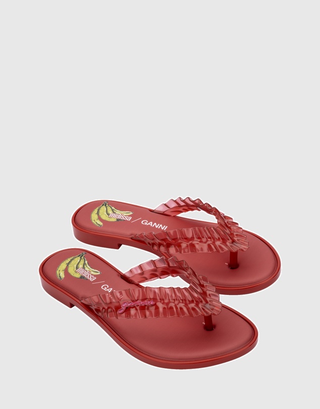 Melissa - MELISSA FLIP FLOP SLIM + GANNI