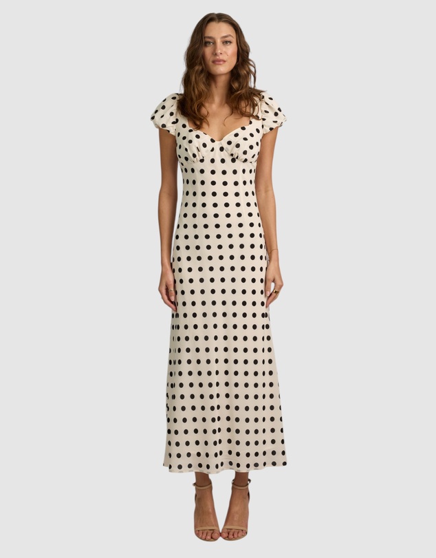 Honey and Beau - Franca Sleeve Midi Dress