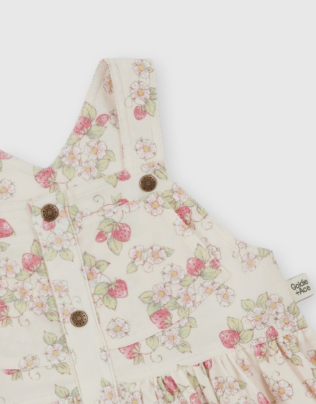 Goldie + Ace - Strawberry Fields Pinafore Dress - Babies-Kids