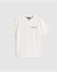Tommy Hilfiger - Back Logo Jersey Crew Neck T-Shirt