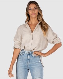 CAMIXA - Luna Oversize Linen Shirt