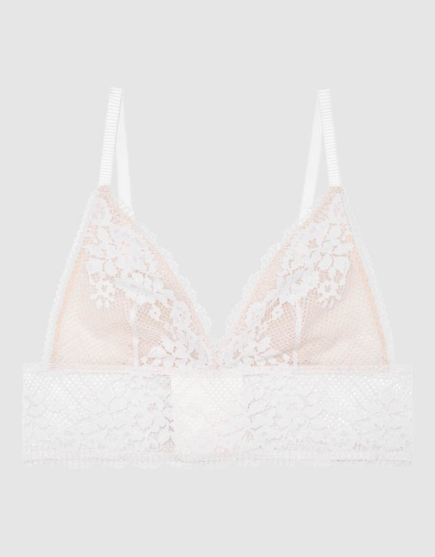 Passionata - Nina Unpadded Triangle Cup Longline Lace Bralette
