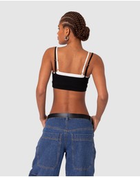 EDIKTED - Gracie layered bra top