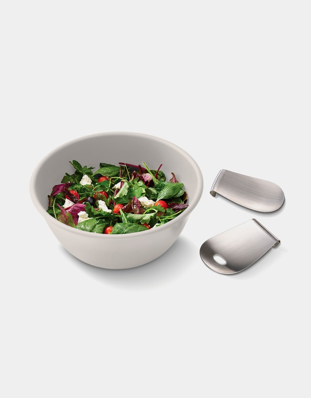 Joseph Joseph - Uno™ Salad Bowl and Servers (Stone)
