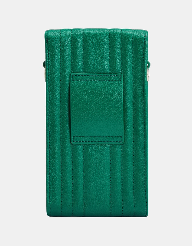 Wolf - Wolf Mimi Phone Case with Wristlet & Lanyard Green