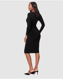 Miraclesuit Shapewear - Suri Midi-Length Long Sleeve Shaping Dress