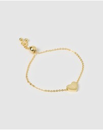 Izoa Kids - Kids Heart Alphabet Letter T Bracelet