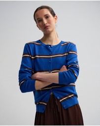 Oxford - Margurite Striped Cardigan