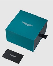 Aston Martin - GPQ Stainless Steel Black Silicone Watch