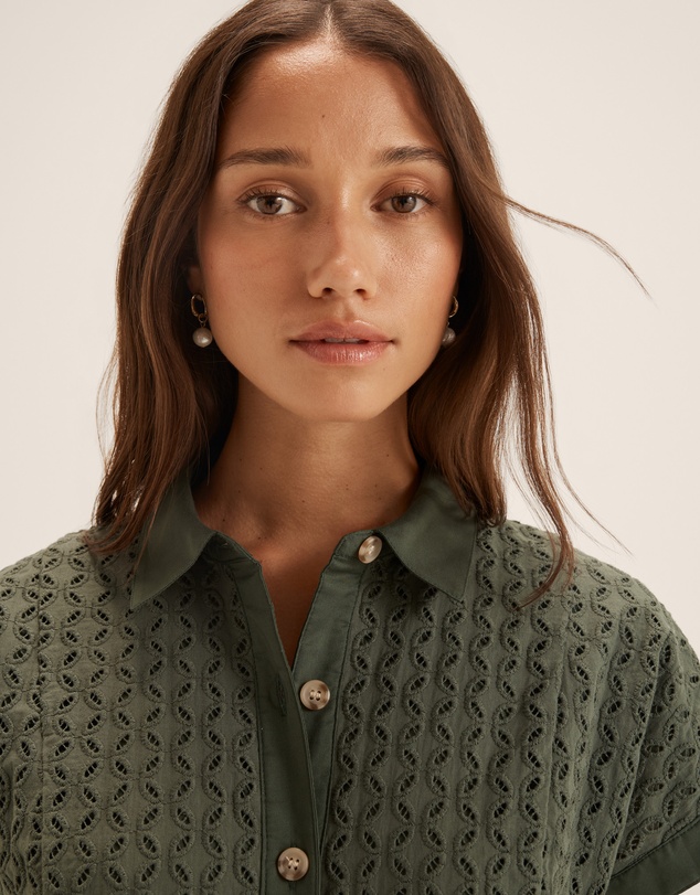 Review - Mabel Broderie Shirtdress