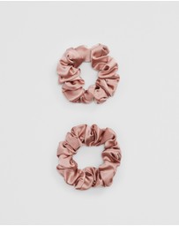 Country Road - Silk Scrunchie Pack Of 2