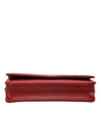 Pre-Loved by Azura Reborn - Pre-Loved CC Embossed Lambskin Camellia Wallet On Chain