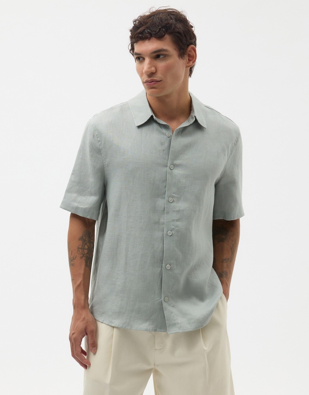 AERE - Euro Resort Linen SS Shirt