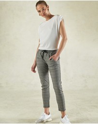DRICOPER DENIM - Active Vintage Cobalt Check Jeans