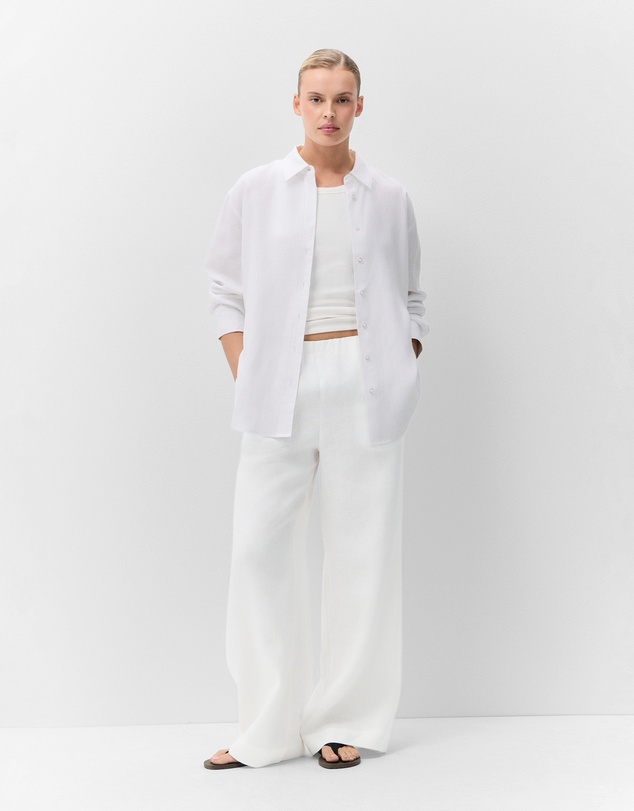 UNISON - Essential Linen Wide Leg Pant