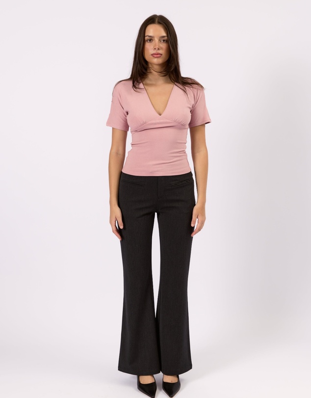 Style Addict - Mila Deep V Tee
