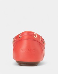 Vionic - Virginia Leather Moccasin - Cherry