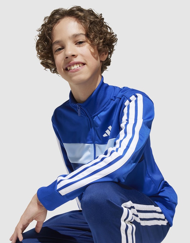 adidas Sportswear - Seasonal Essentials Tiberio 3-Stripes Tricot Track Suit - Teens