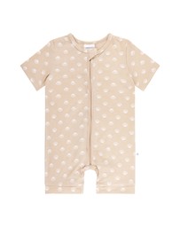 Kynd Baby - Day or Night Onesie Short Sleeve Seashells - Size 1