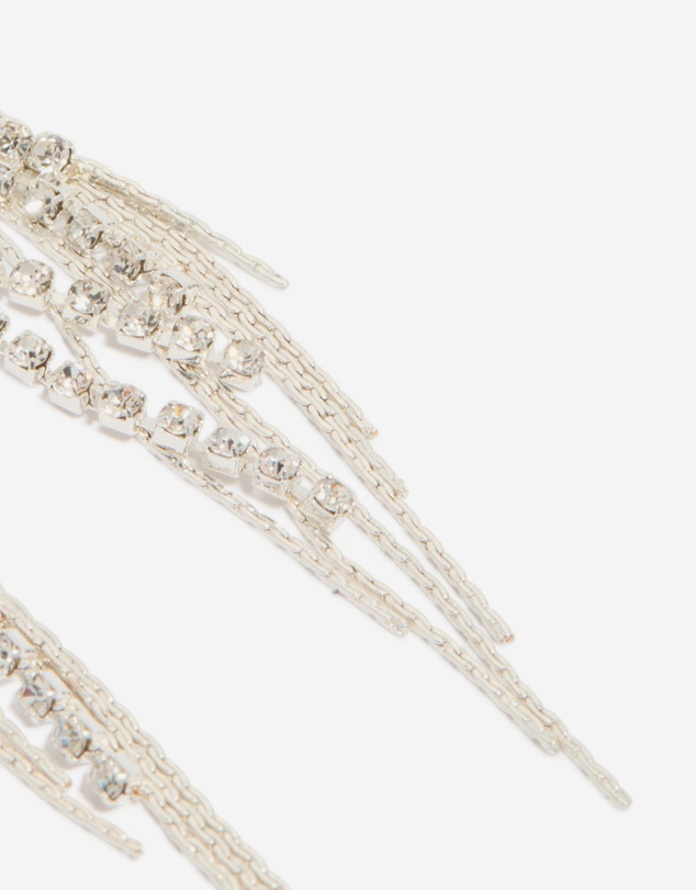 Lovisa - Silver Diamante Waterfall Drop Earrings