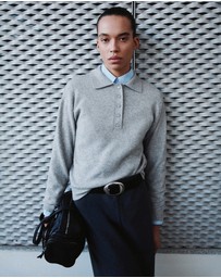 M.N.G - Long-Sleeved Polo-Neck Sweater