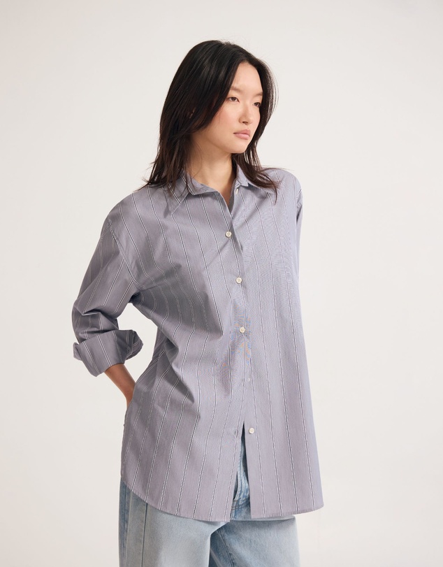Oxford - Hailey Stripe Oversized Shirt