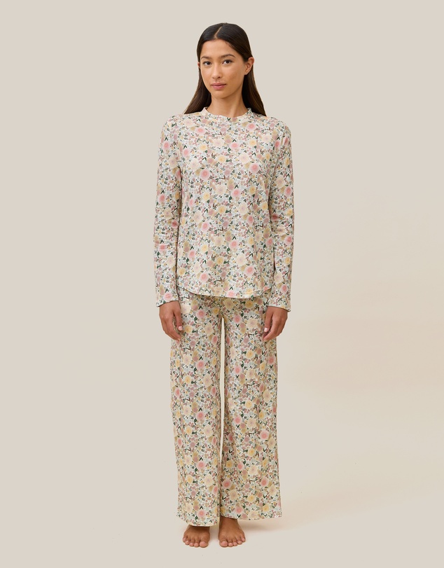 Papinelle - Meribel Organic Cotton Knit Long Sleeve Tee and Wide Leg Pant