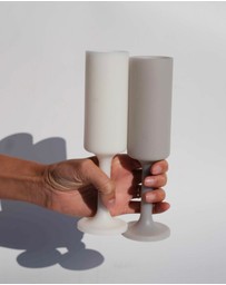 porter green - seff | silicone unbreakable champagne flutes