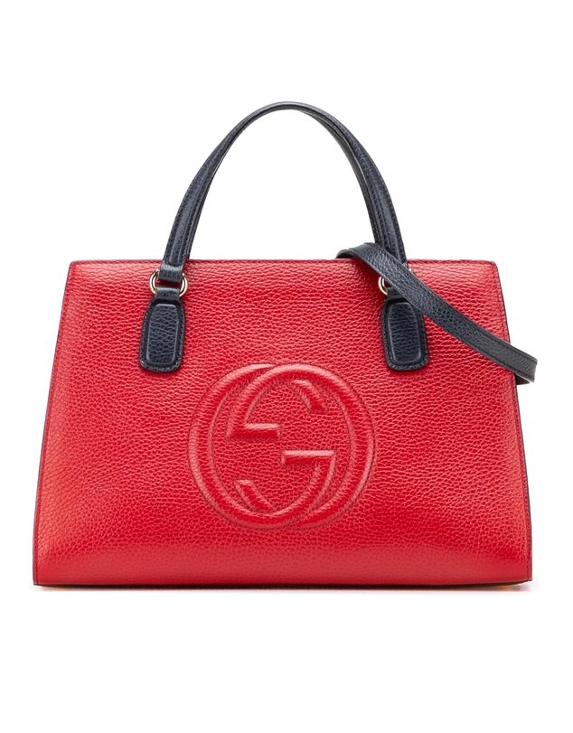 Pre-Loved by Azura Reborn - Pre-Loved gucci Sophisticated Leather Top Handle Handbag with Shoulder Strap
