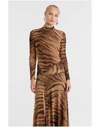 Bardot - Lea Printed Mesh Dress