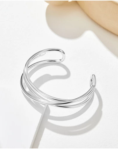 Mestige - Muse Cuff - Silver Plated