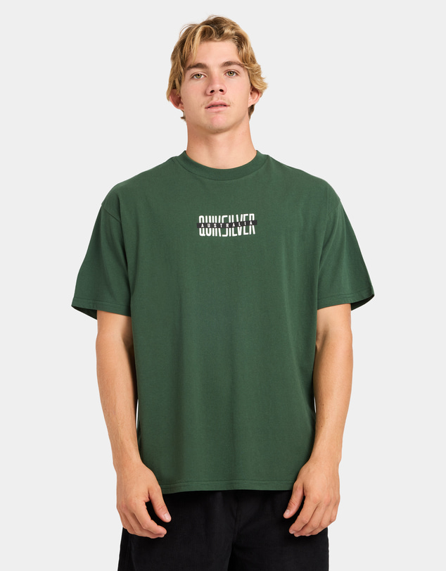 Quiksilver - Mens Aus Splitter T-Shirt