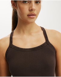 Cotton On Body Active - Active Rib T-Bar Cropped Tank