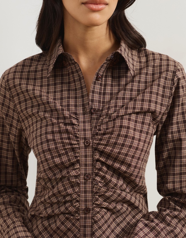 Atmos&Here - Maura Gathered Front Shirt