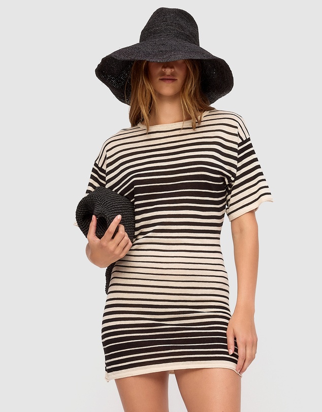 Zulu & Zephyr - Ramie Cotton Knit Mini Dress