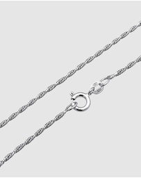 Kuzzoi - ICONIC EXCLUSIVE - Necklace Men Cord Basic Twisted in 925 Sterling Silver