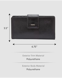 Fossil - Logan Black Tab Clutch