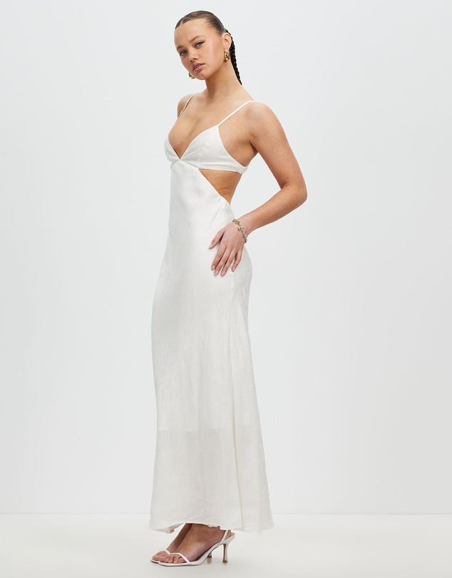 Third Form - Paisley Bias Triangle Midi Dress