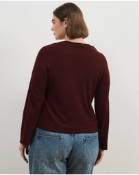 Atmos&Here Curvy - Bella Fine Knit Top
