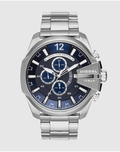 Diesel - Chief Series Silver Tone Chronograph Watch